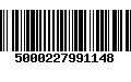 Código de Barras 5000227991148