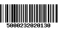 Código de Barras 5000232020130