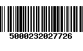 Código de Barras 5000232027726