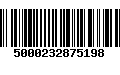 Código de Barras 5000232875198