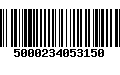 Código de Barras 5000234053150