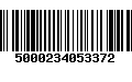 Código de Barras 5000234053372