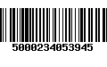 Código de Barras 5000234053945