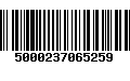 Código de Barras 5000237065259