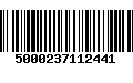 Código de Barras 5000237112441