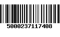 Código de Barras 5000237117408