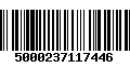 Código de Barras 5000237117446