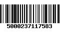 Código de Barras 5000237117583