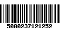 Código de Barras 5000237121252