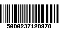 Código de Barras 5000237128978