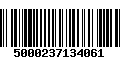 Código de Barras 5000237134061