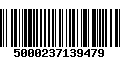 Código de Barras 5000237139479