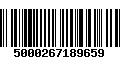 Código de Barras 5000267189659