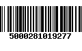 Código de Barras 5000281019277