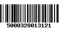 Código de Barras 5000328013121