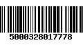 Código de Barras 5000328017778