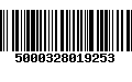 Código de Barras 5000328019253