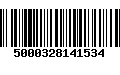 Código de Barras 5000328141534