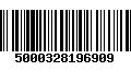 Código de Barras 5000328196909