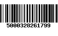 Código de Barras 5000328261799