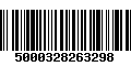 Código de Barras 5000328263298