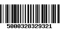 Código de Barras 5000328329321