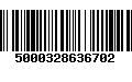 Código de Barras 5000328636702