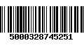 Código de Barras 5000328745251