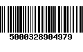 Código de Barras 5000328904979