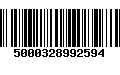 Código de Barras 5000328992594