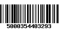 Código de Barras 5000354403293