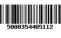 Código de Barras 5000354405112