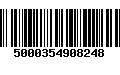 Código de Barras 5000354908248