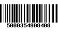 Código de Barras 5000354908408