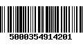 Código de Barras 5000354914201