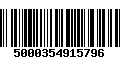 Código de Barras 5000354915796