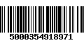 Código de Barras 5000354918971