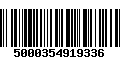 Código de Barras 5000354919336