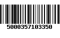 Código de Barras 5000357103350