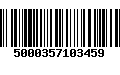 Código de Barras 5000357103459