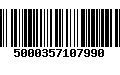 Código de Barras 5000357107990