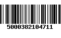 Código de Barras 5000382104711