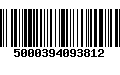 Código de Barras 5000394093812