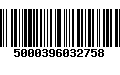 Código de Barras 5000396032758