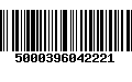 Código de Barras 5000396042221