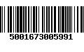 Código de Barras 5001673005991