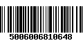 Código de Barras 5006006810648