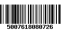 Código de Barras 5007618080726