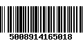 Código de Barras 5008914165018