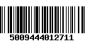 Código de Barras 5009444012711